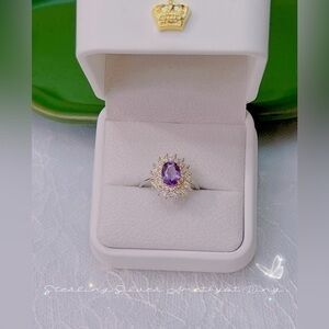 Sterling Silver Amethyst Ring